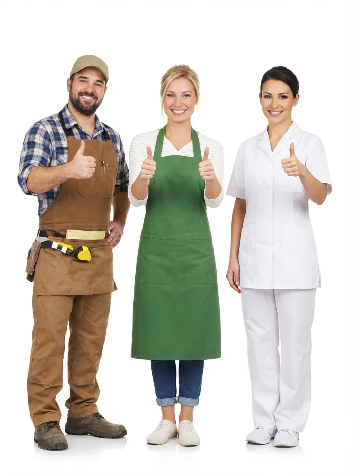 des professionnels heureux d'une visibilité sur internet optimale